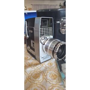 Bell & Howell Vintage Movie Camera ZooMatic Electric Eye- w/ Case & Manual